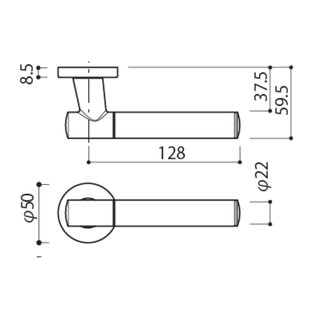 Kawajun Dual-colour Lever handle (TC)