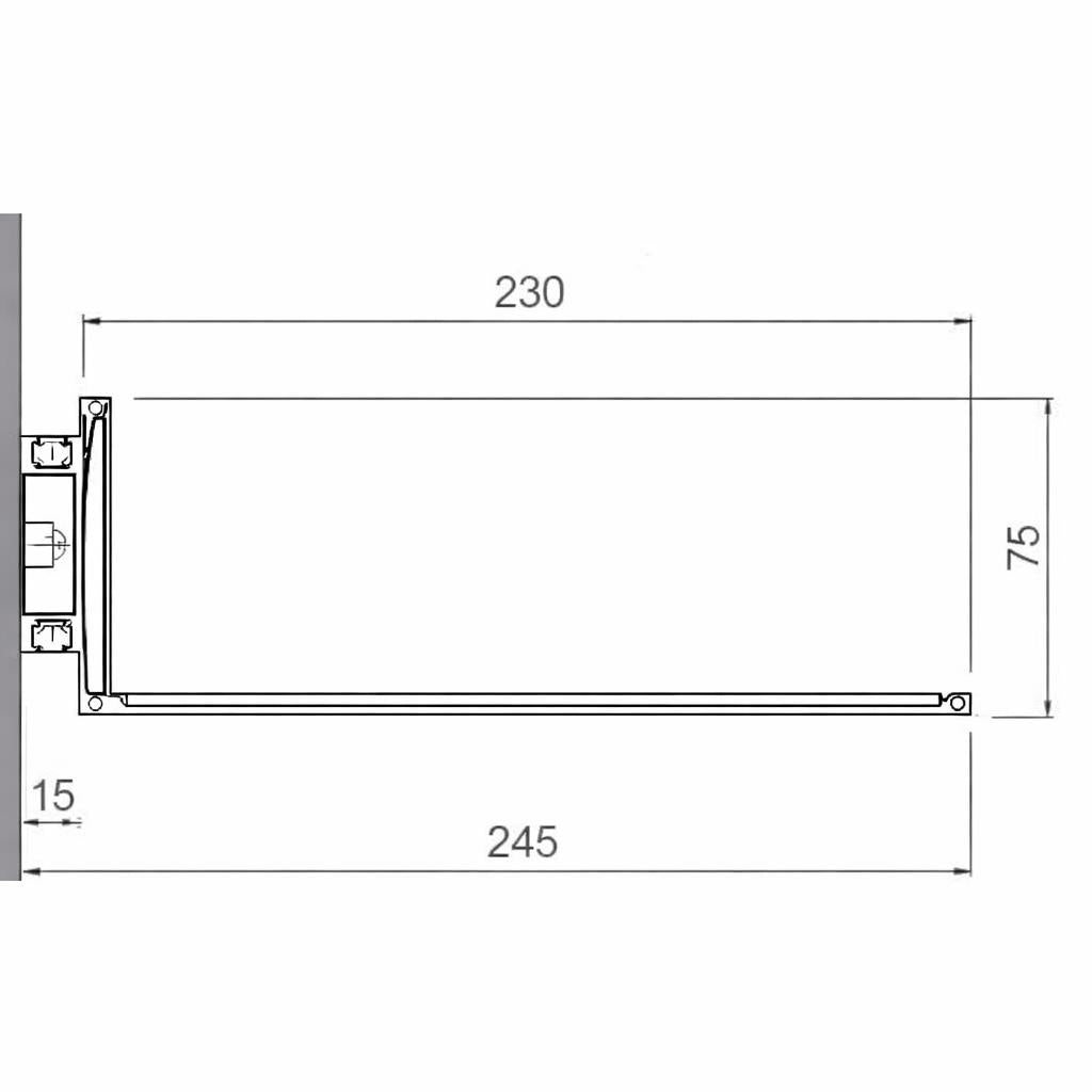 EuroPlus L-Shaped LED Light Shelf -70%๐๐๐