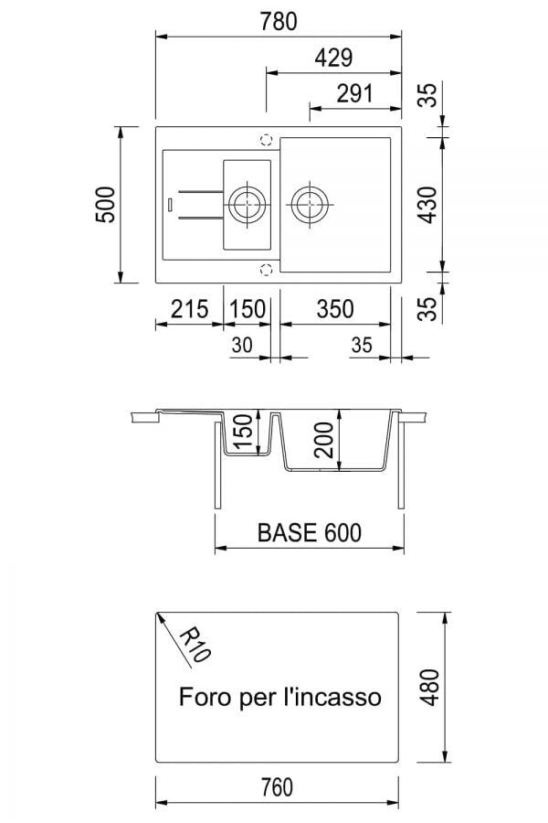 PLADOS Kitchen Sink (AM7815) - Euro Plus Asia