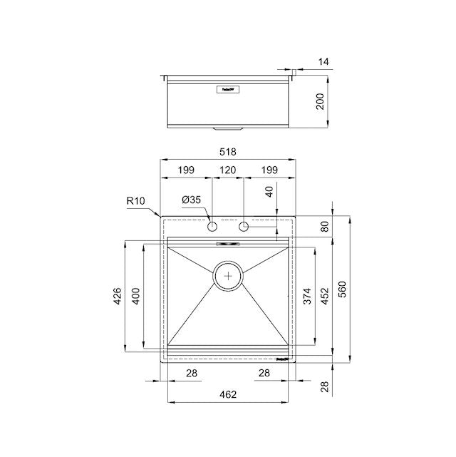 FOSTER Milano Single Kitchen Sink - Euro Plus Asia
