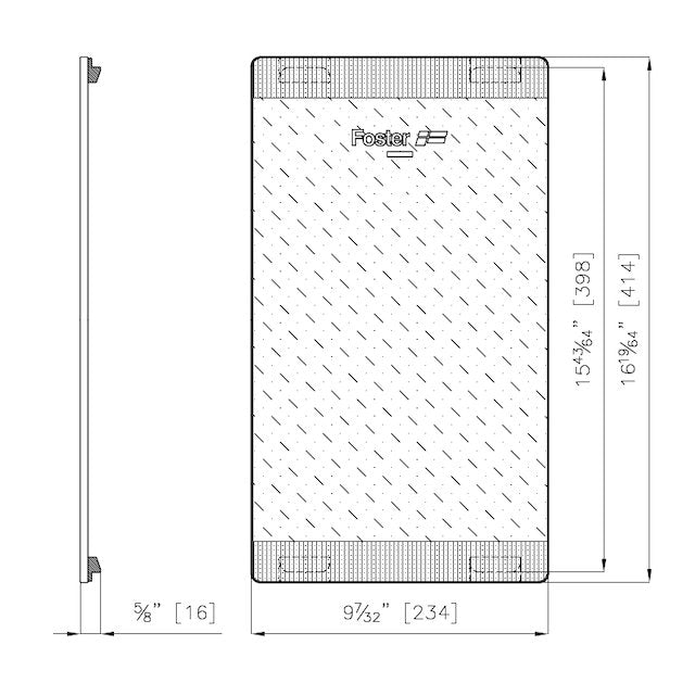 FOSTER Glass Chopping Board (L4) - Euro Plus Asia