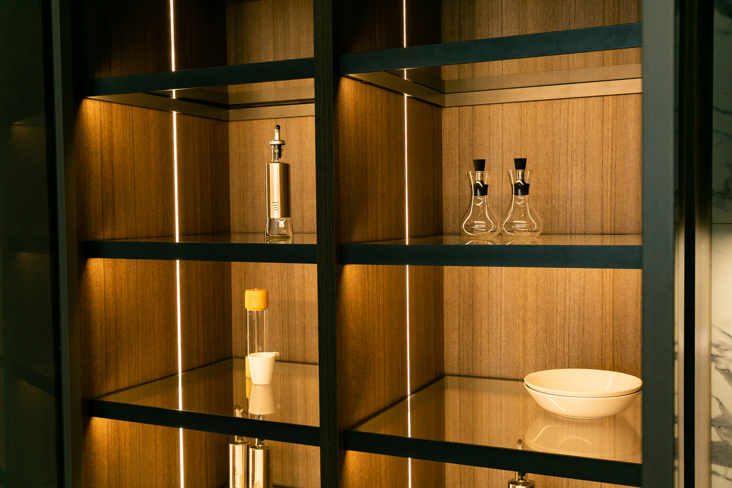 L&S Torcello Frame Glass with LED Lights - Euro Plus Asia