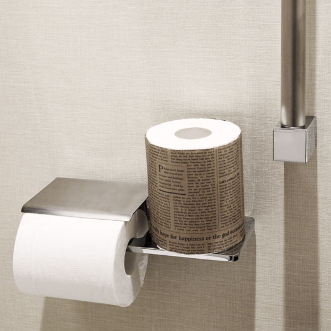Kawajun toilet paper holder with shelf 