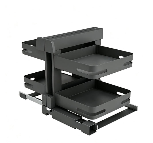 Italy SIGE Materia 340M Pull-out Baskets for Corner Cabinet (4 Baskets)🎁🎁🎁