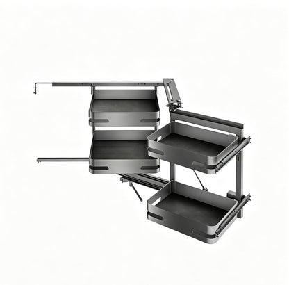 Italy SIGE Materia 350M Pull-out Baskets for Corner Cabinet (4 Baskets)🎁🎁🎁