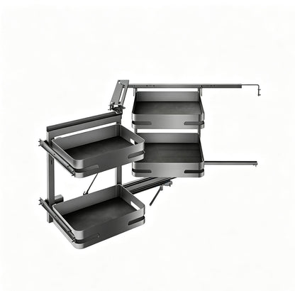 Italy SIGE Materia 350M Pull-out Baskets for Corner Cabinet (4 Baskets)🎁🎁🎁