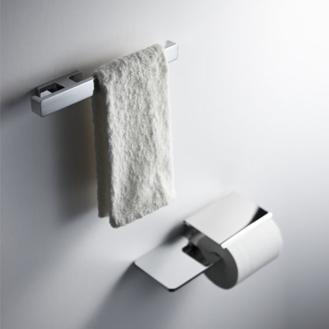 Kawajun toilet paper holder with shelf in the bathroom