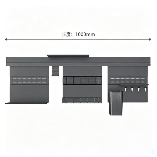 NUOMI GUSTA 1000mm Kitchen Wall-mounted Storage Rack 6 Pieces Package 🎁🎁 -20%😍