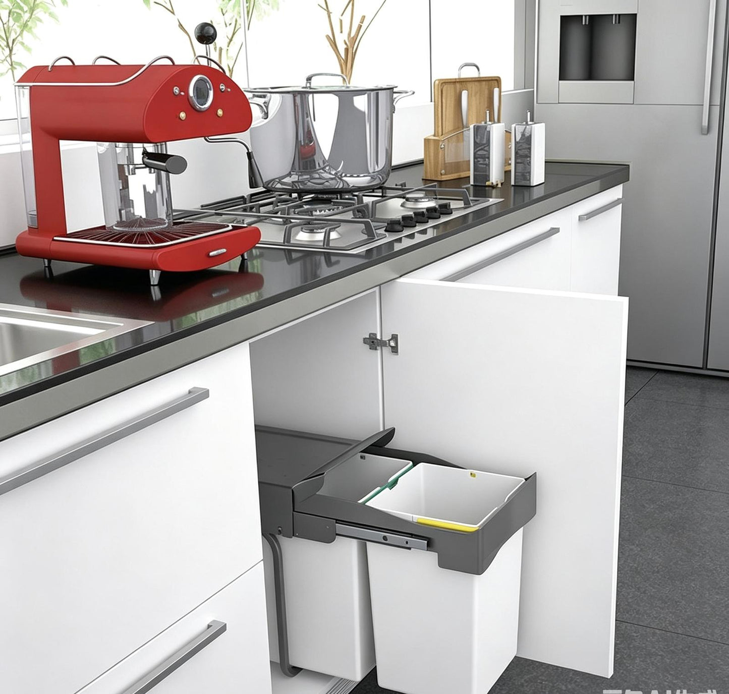 Italy SIGE Quadrifoglio 530 Waste-bin
