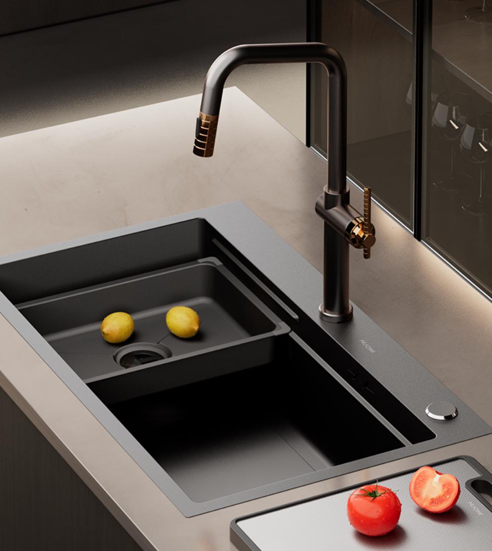 NUOMI Carlow 9019102QA-GY Stainless Steel PVD Sink🎁🎁 -20%😍