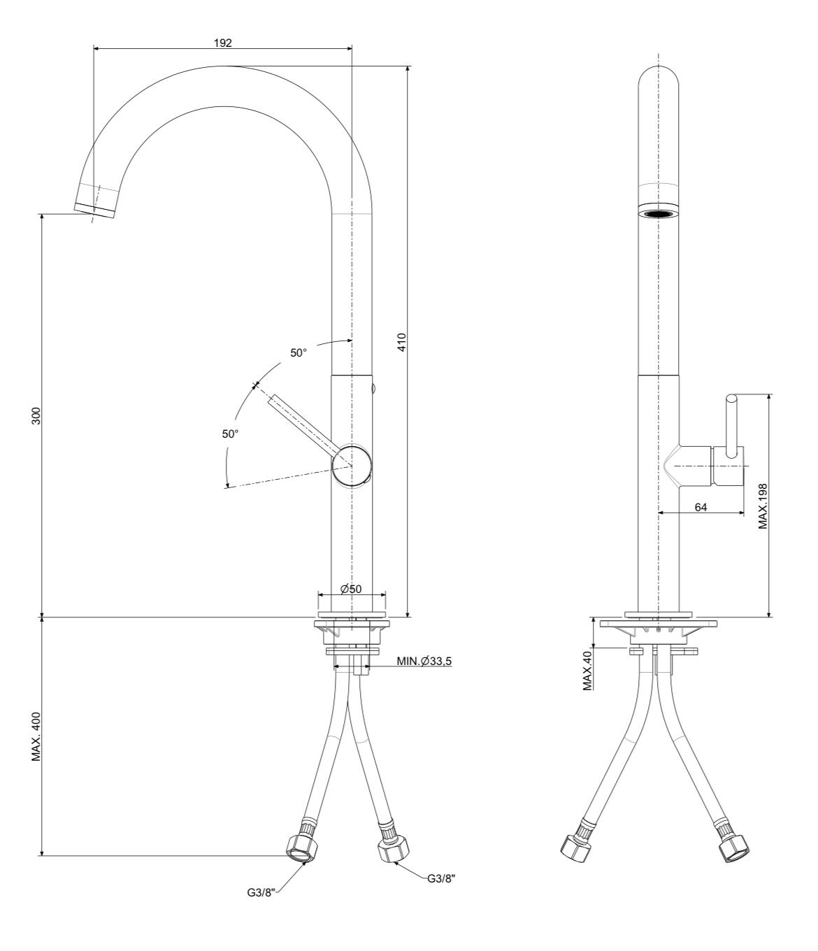 Italy paffoni Chef CH180-CR Mixer Tap -20%😍