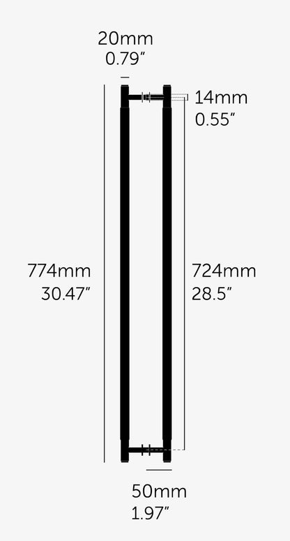 UK Buster & Punch Double-sided Door Bar -30%😍