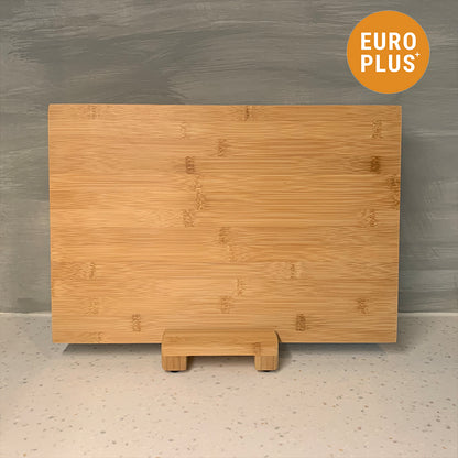 EuroPlus bamboo chopping board with holder