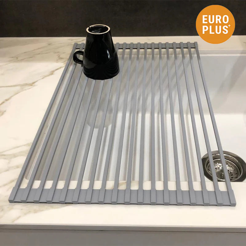 EuroPlus dish drying mat for kitchen sink in grey colour