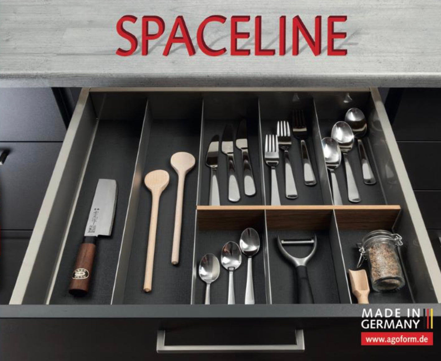 Agoform Spaceline Cutlery Trays - Display