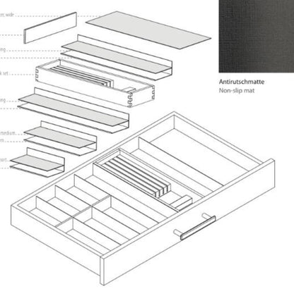 AGOFORM Spaceline Cutlery Trays - Details