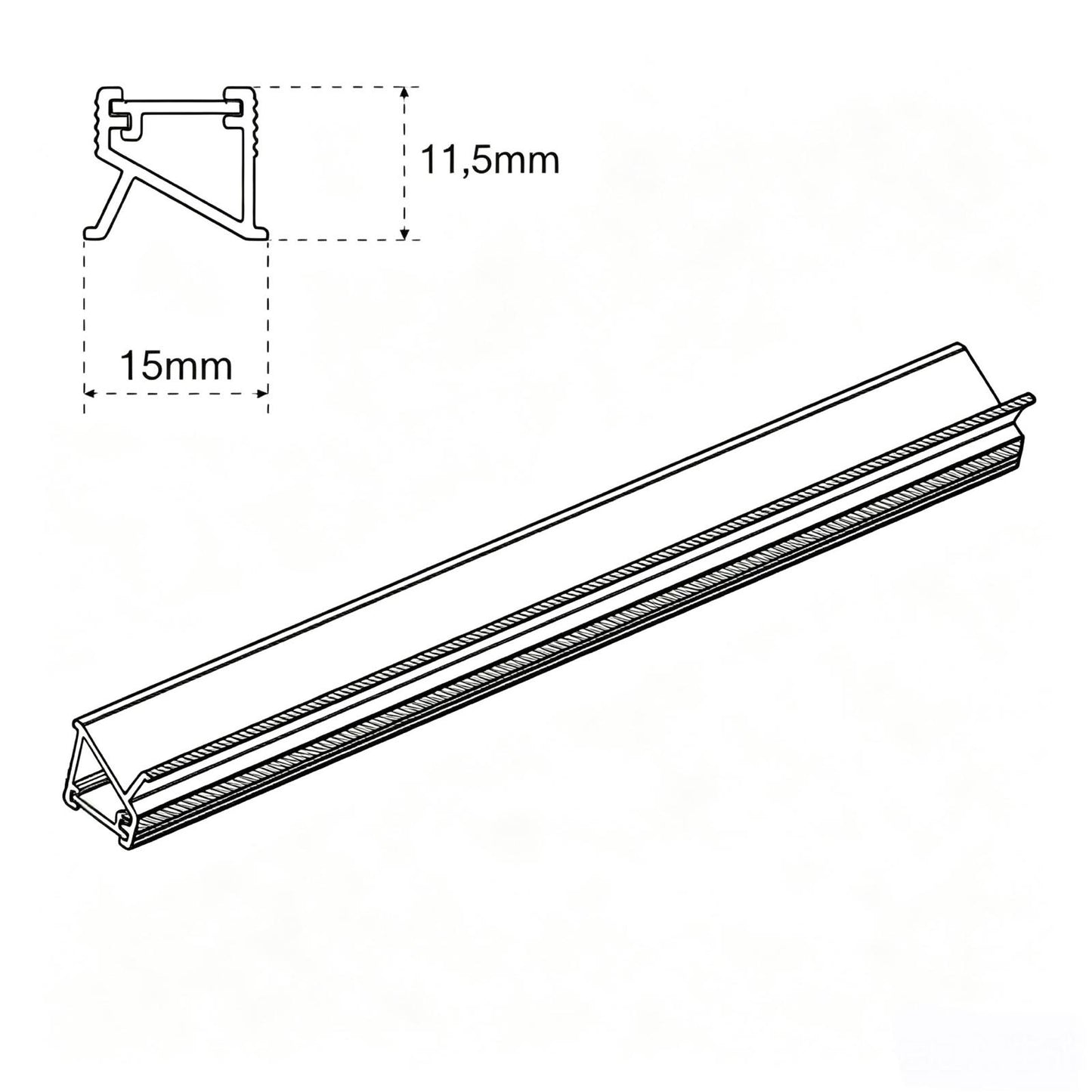 Italy L&S Kaleo LED 2500mm Recessed Linear LED Light -30%😍