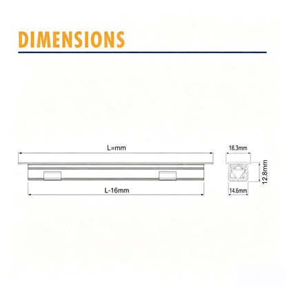 Italy L&S Malindi 372/ 500/ 760/ 1000/ 1200mm Recessed Linear LED Light -40%😍