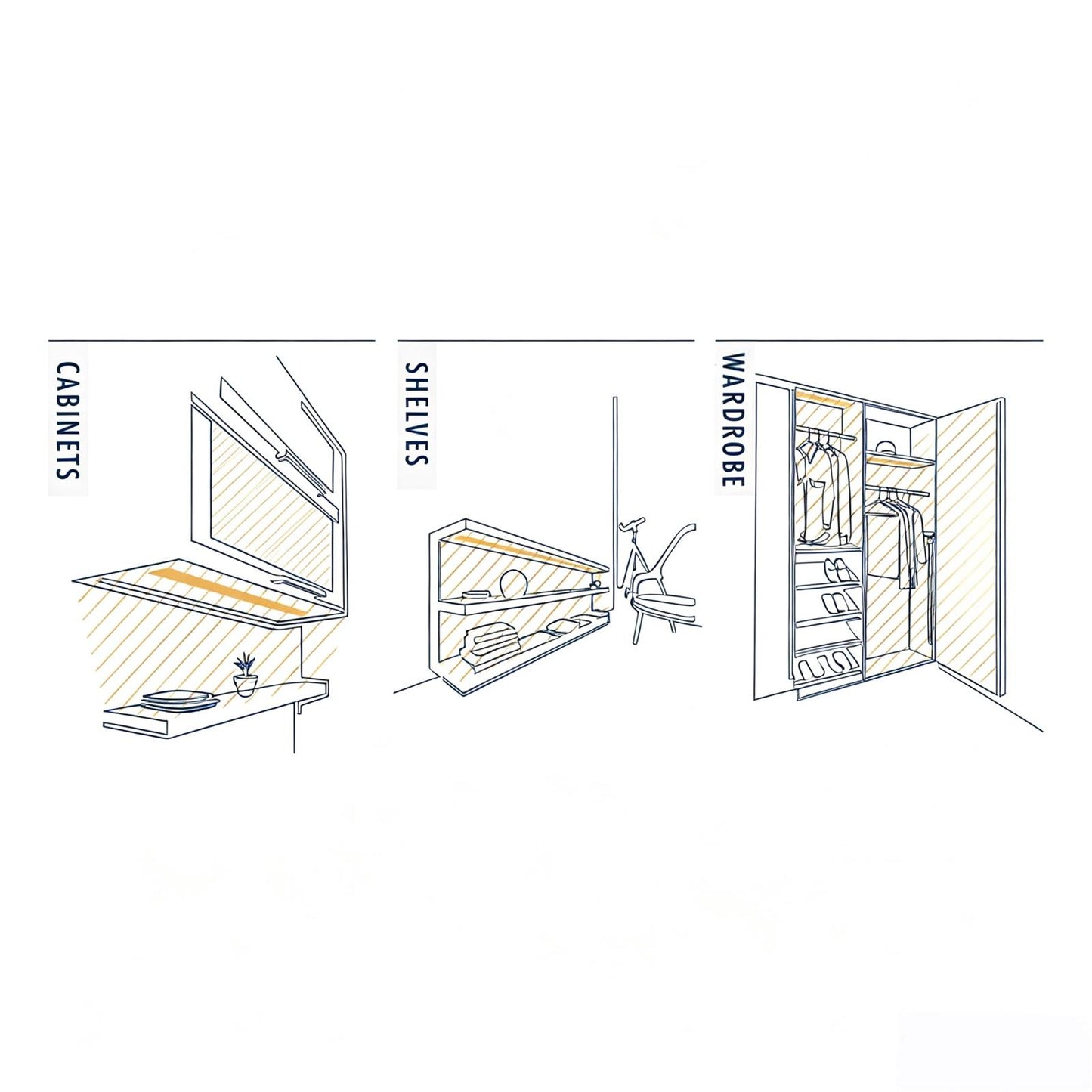 Italy L&S Malindi 372/ 500/ 760/ 1000/ 1200mm Recessed Linear LED Light -40%😍