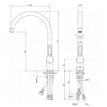 Italy paffoni Ringo RIN184-CR Mixer Tap with washer machine connection -20%😍