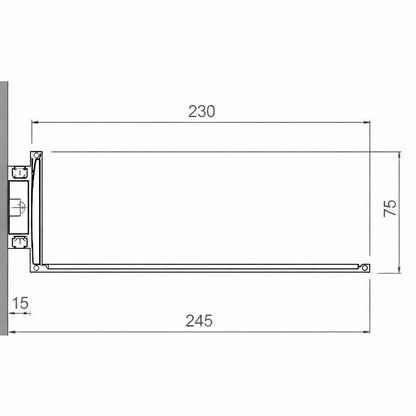 EuroPlus L-Shaped LED Light Shelf -70%😍😍😍