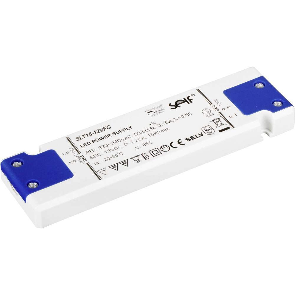 SELF SLT15-12VFG DC12V 15W LED Driver -20%😍