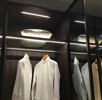 Italy L&S Burano 863mm Frame Glass with LED Light & Hanging bar for clothes -30%😍