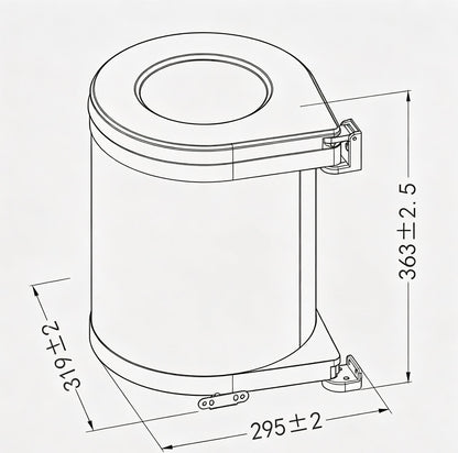 POLTTON WB-135 Waste Bin-20%😍