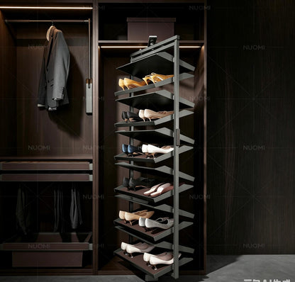 NUOMI HERA (10 Layers/12 Layers) 360° Rotatable Multi-Layer Shoe Rack🎁🎁 -20%😍