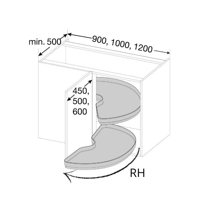 Ninka PowerSlide®  Corner Tray - Euro Plus Asia