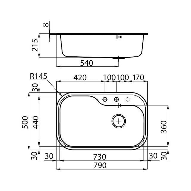 FOSTER Tornado Kitchen Sink (1679 660) - Euro Plus Asia